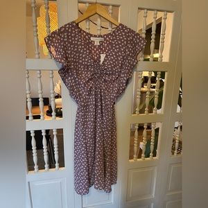 Monteau- Purple Floral Dress - XS - New with tags